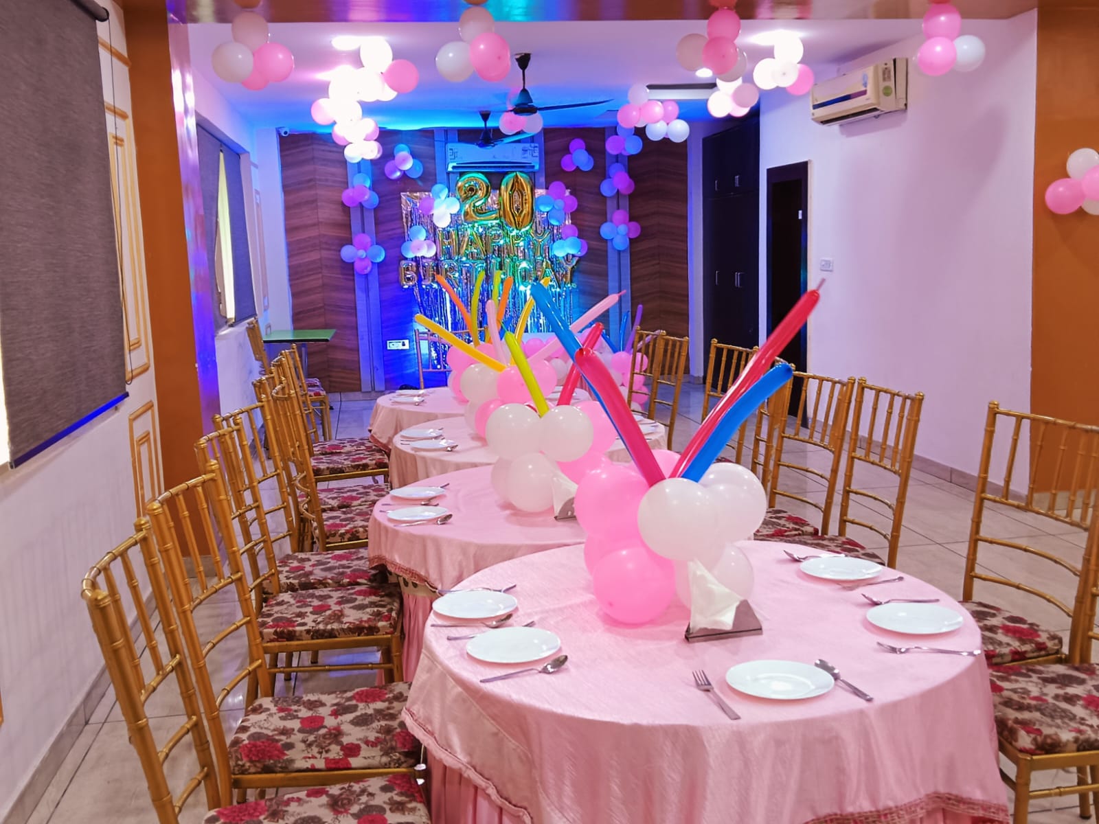 Birthday and Social Parties at Hotel Flora