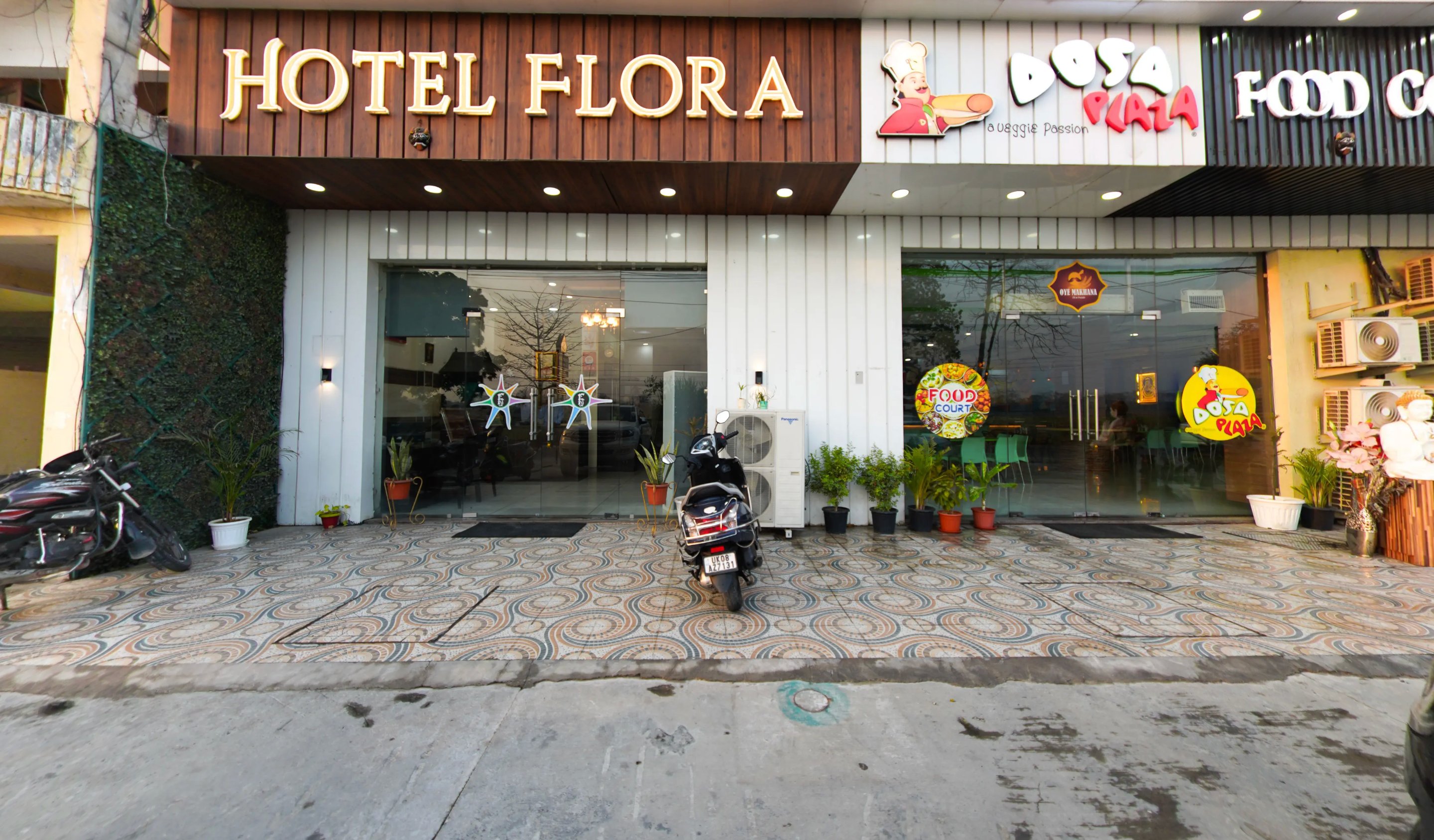 Hotel Flora Haridwar entrance - hotel reception entry